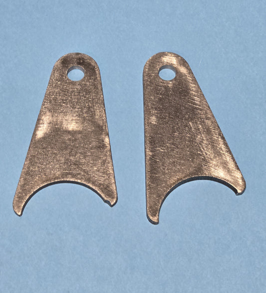 2" Angular Tabs, set of 2