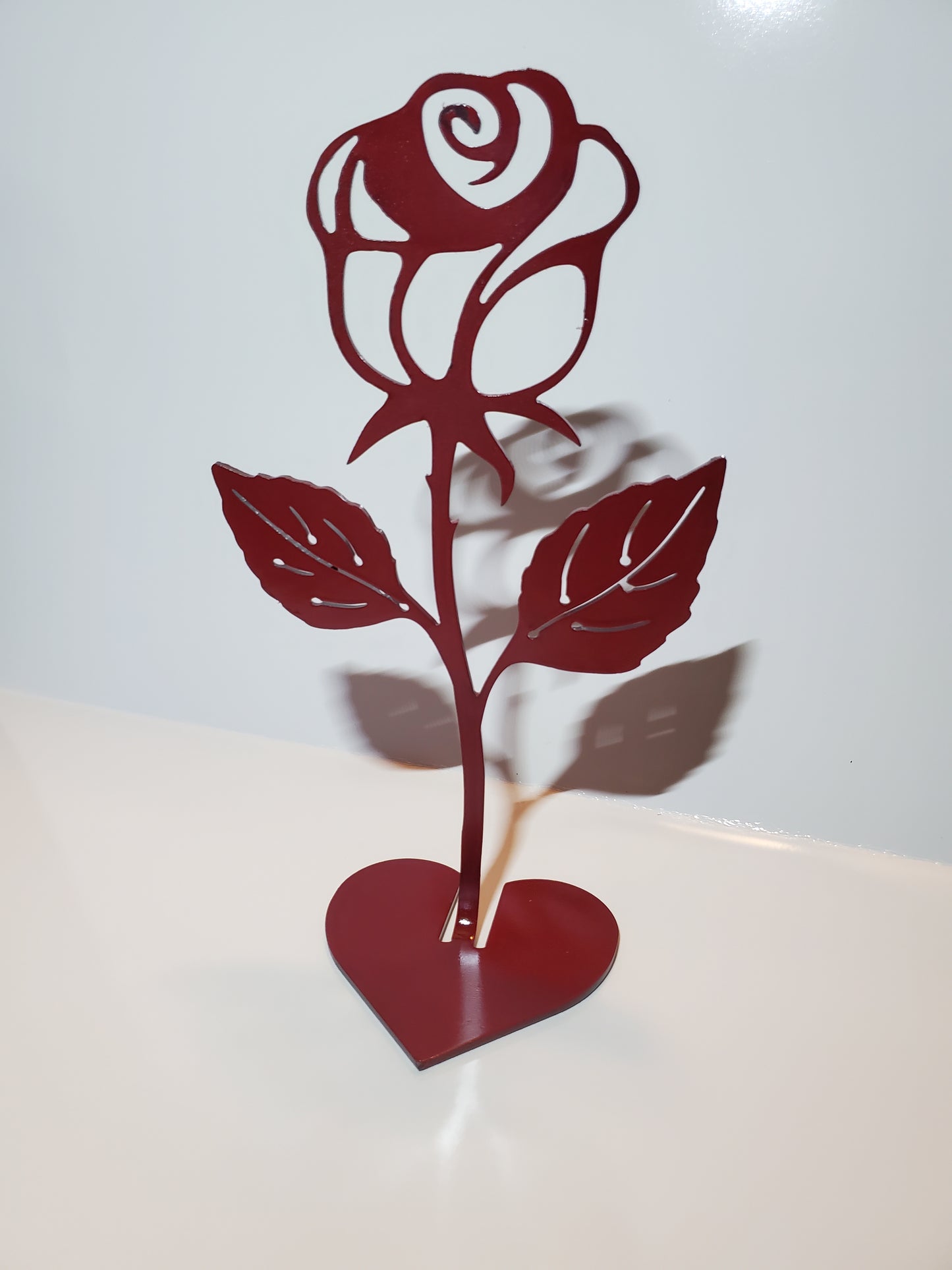 Metal Rose-Heart